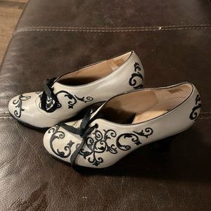 Size 9 John Fluevog heels .
